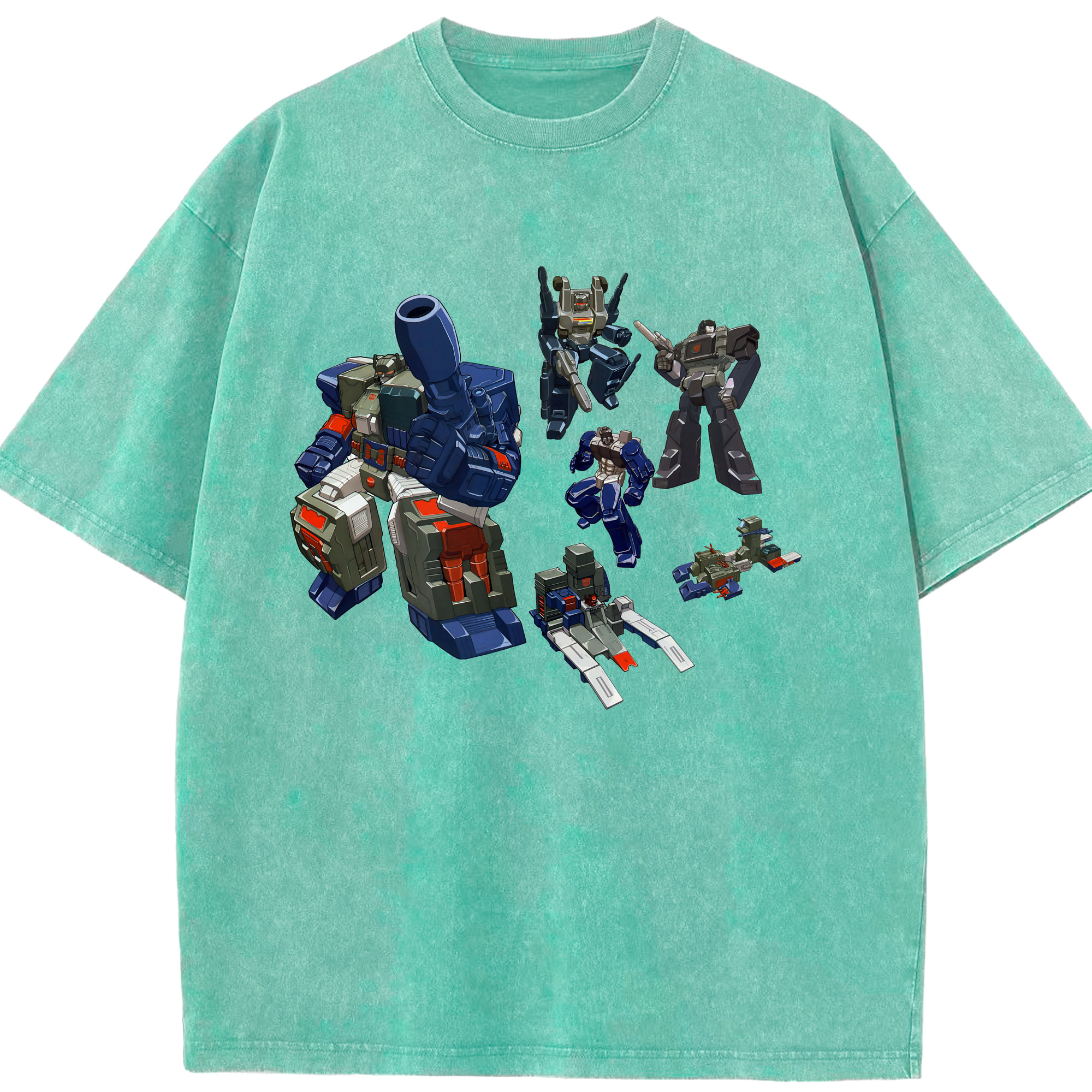 （画像用） Transformers トランスフォーマー 綿100% ヴィンテージ風 半袖Tシャツ（フロントプリント）